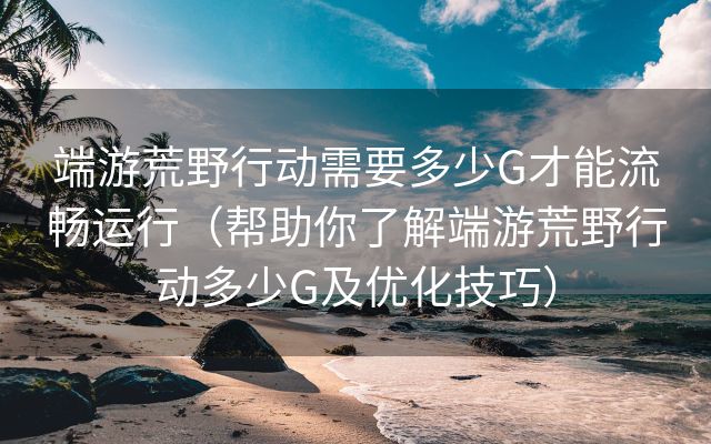 端游荒野行动需要多少G才能流畅运行（帮助你了解端游荒野行动多少G及优化技巧）