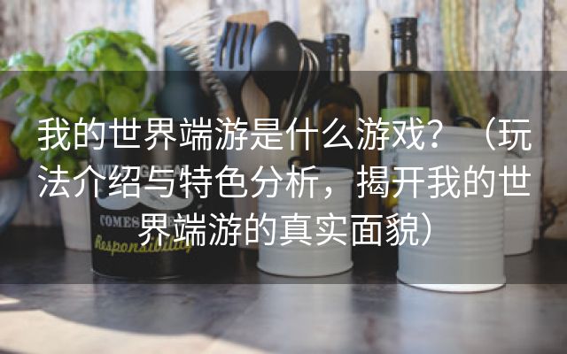 我的世界端游是什么游戏？（玩法介绍与特色分析，揭开我的世界端游的真实面貌）