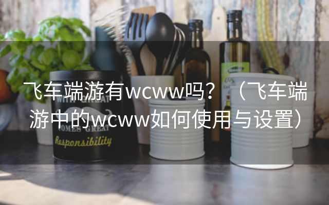 飞车端游有wcww吗？（飞车端游中的wcww如何使用与设置）