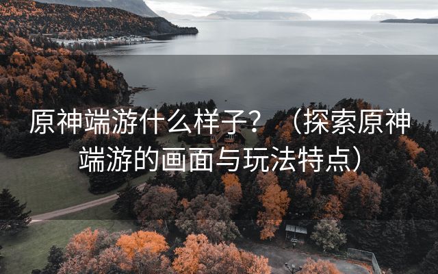 原神端游什么样子？（探索原神端游的画面与玩法特点）