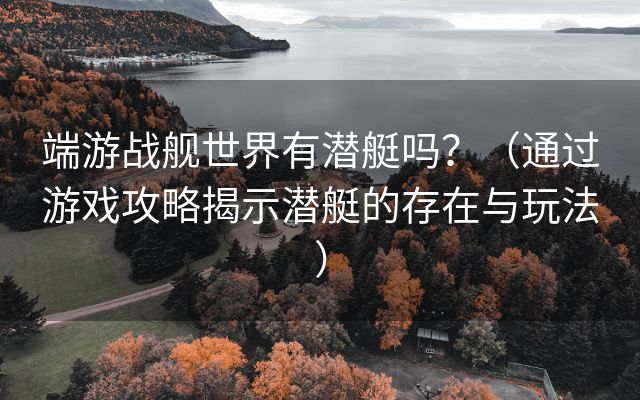 端游战舰世界有潜艇吗？（通过游戏攻略揭示潜艇的存在与玩法）