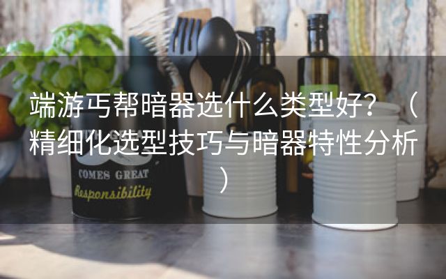 端游丐帮暗器选什么类型好？（精细化选型技巧与暗器特性分析）