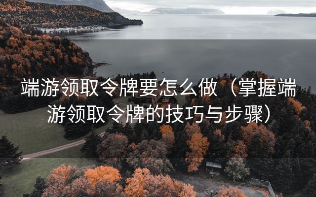 端游领取令牌要怎么做（掌握端游领取令牌的技巧与步骤）